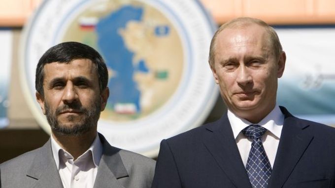 Ahmadínežád s Putinem v Teheránu.
