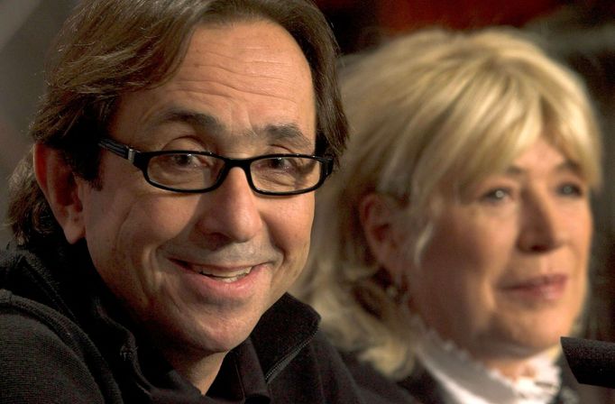 Zpěvačka Marianne Faithfull a režisér Sam Garbarski v roce 2007.