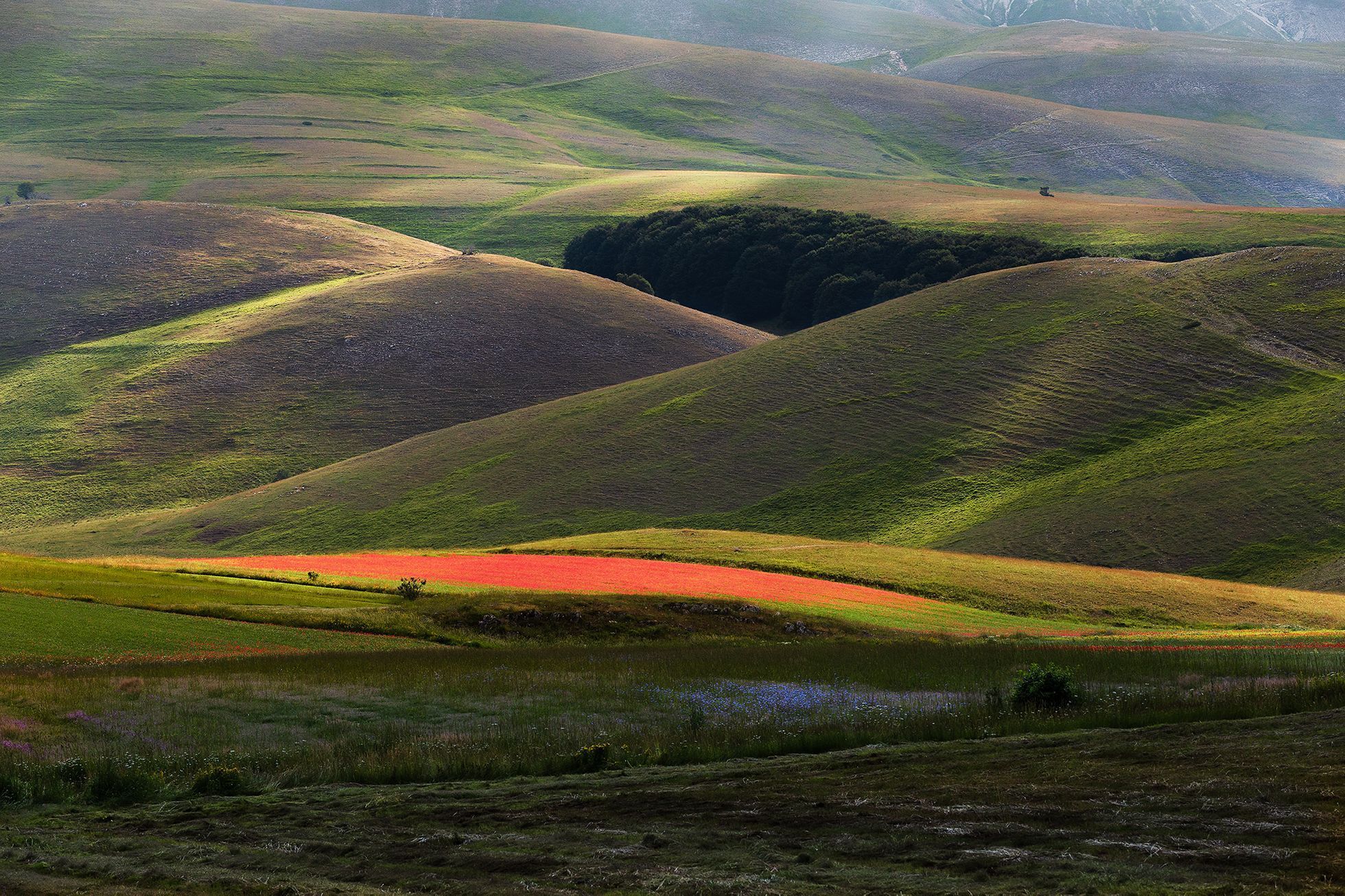 Castelluccio, dva roky po ničivém zemětřesení