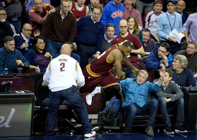 NBA: Oklahoma City Thunder at Cleveland Cavaliers: LeBron James