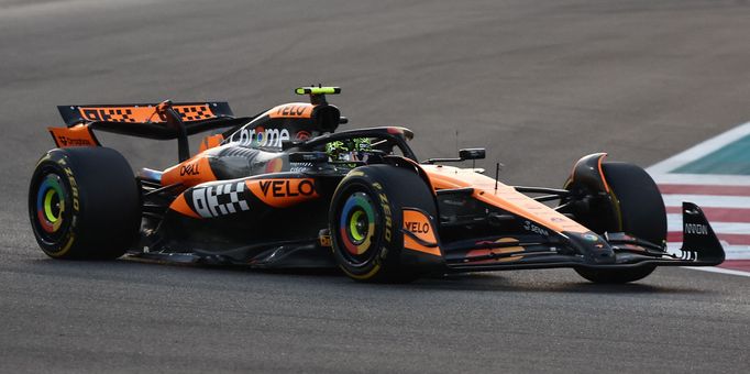 Lando Norris ve VC Abú Zabí F1 2024