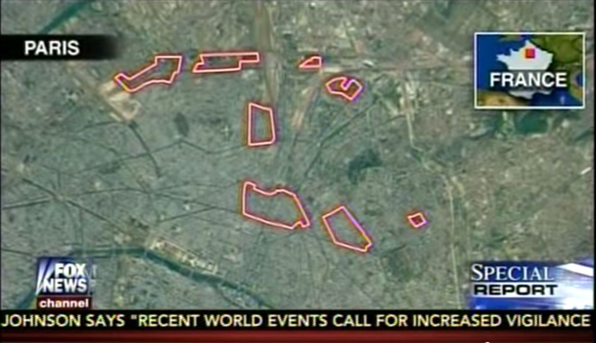 Údajné "no-go zones" v Paříži podle Fox News