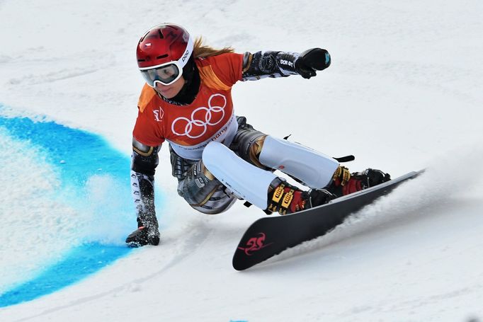 Ester Ledecká v olympijské kvalifikaci