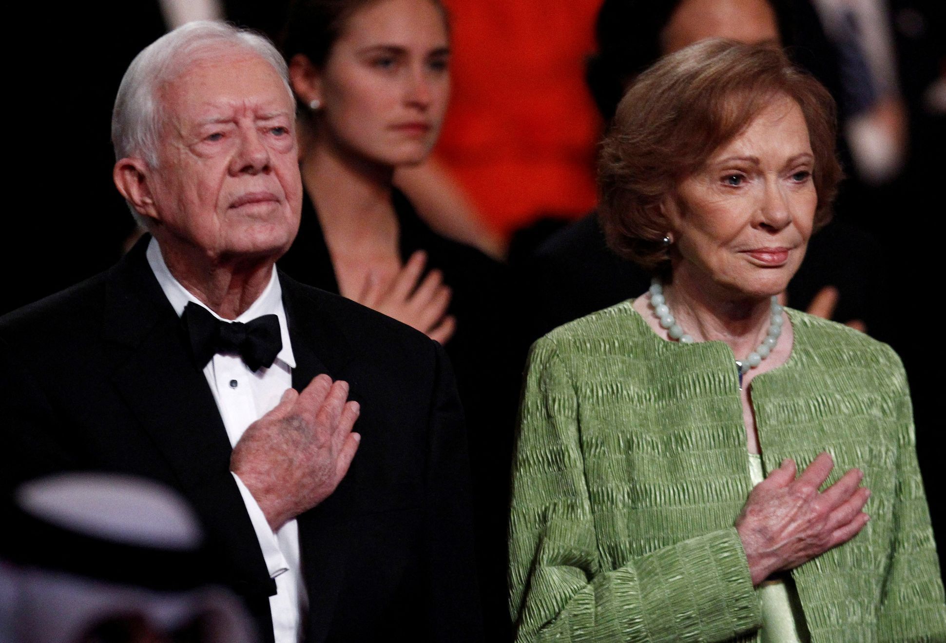 Bývalý americký prezidentský pár Jimmy a Rosalynn Carterovi