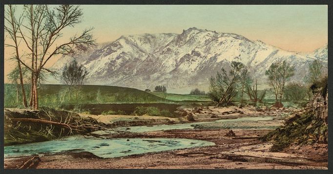 Historické fotky, fotochrom. Colorado krátce po odeznění zlaté horečky 1890-1905.