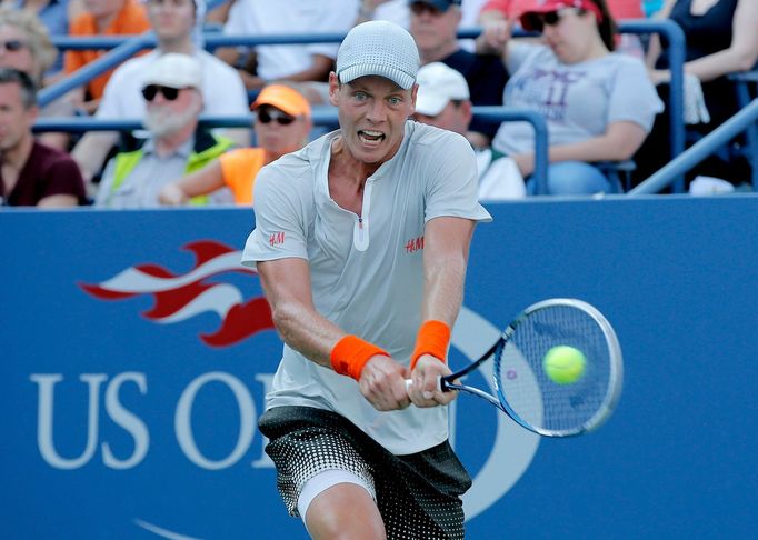 Tomáš Berdych na tenisovém US Open