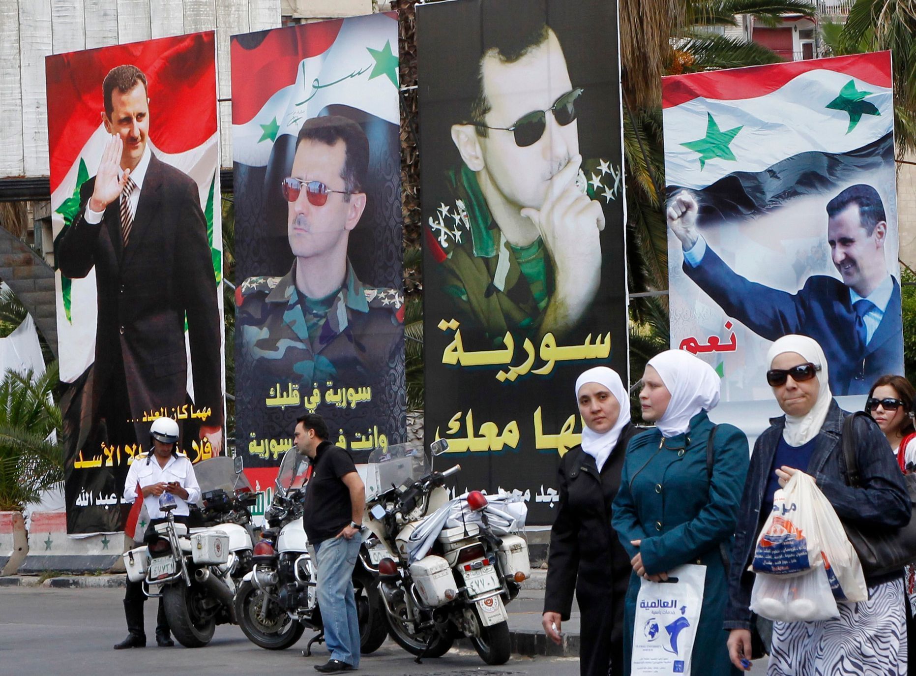 Sýrie - volby - Bašár Asad