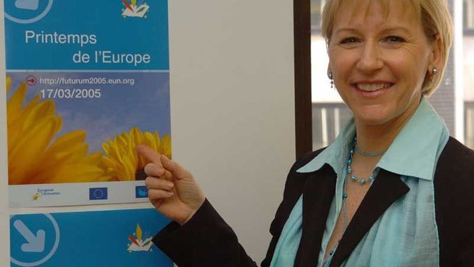 Eurokomisařce Margot Wallströmové se web k padesátinám EU příliš nepovedl.