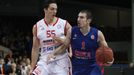 VTB liga, Nymburk - CSKA Moskva: Tomáš Podivínský - Nando de Colo