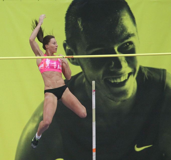 Praha Indoor 2014: Blanka Vlašičová (skok vysoký)