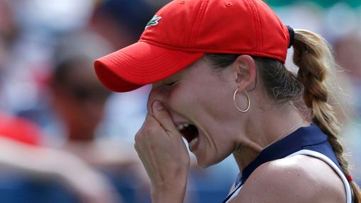 Alize Cornetová na tenisovém US Open