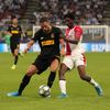 Peter Olayinka v zápase LM Inter Milán - Slavia Praha