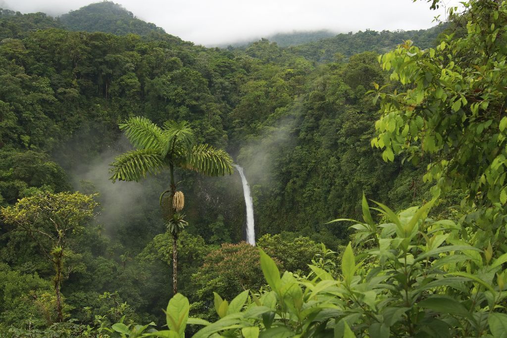 vodopád La Fortuna, Kostarika