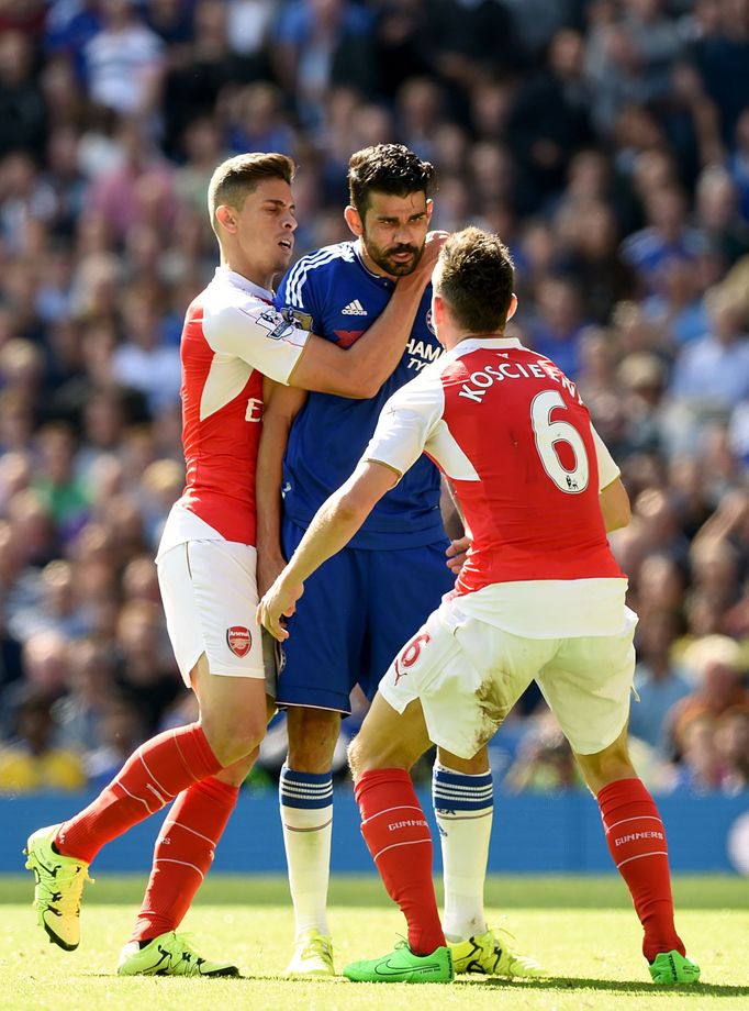 Premier League Chelsea vs. Arsenal: Diego Costa vs. Gabriel