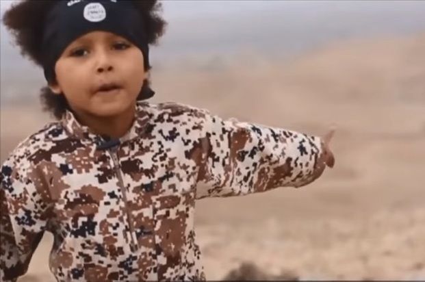 Dítě z videa islamistů