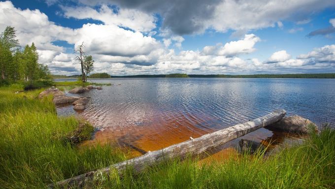 jezero ve Finsku