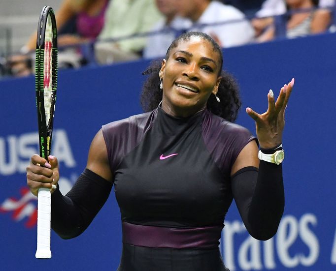 Serena Williamsová ve čtvrtfinále US Open 2016