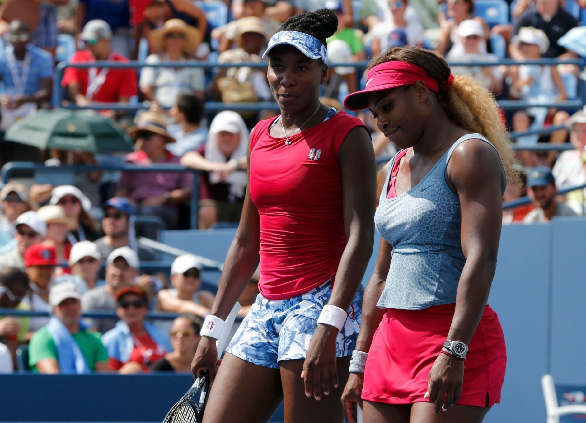 Venus a Serena Williamsovy na US Open 2014