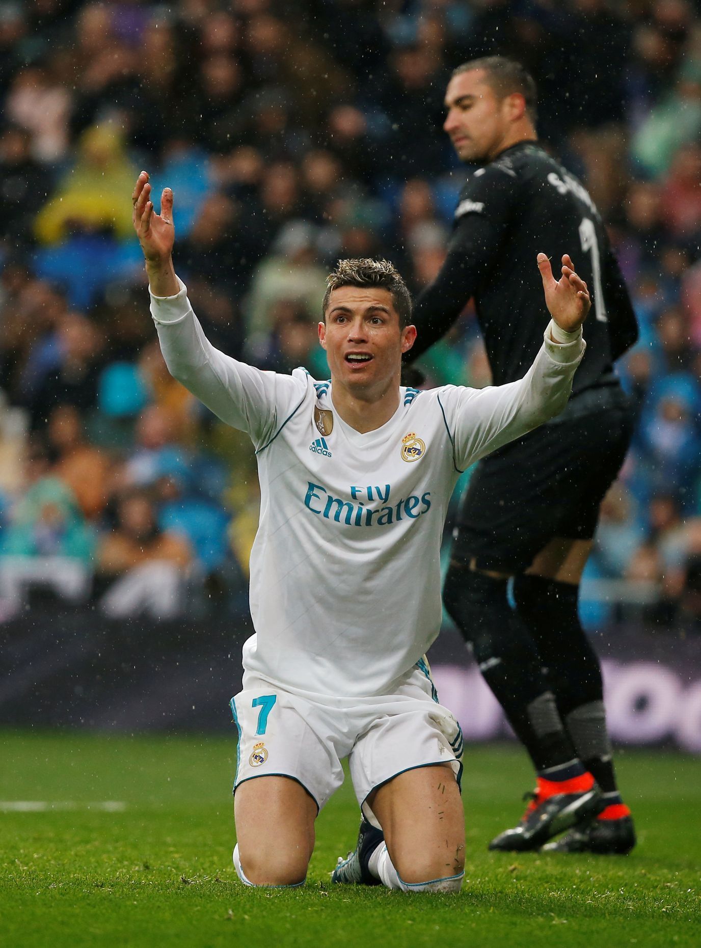 Cristiano Ronaldo v utkání s Villarrealem
