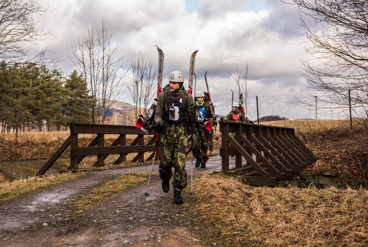 Extrémní armádní závod Winter Survival 2018