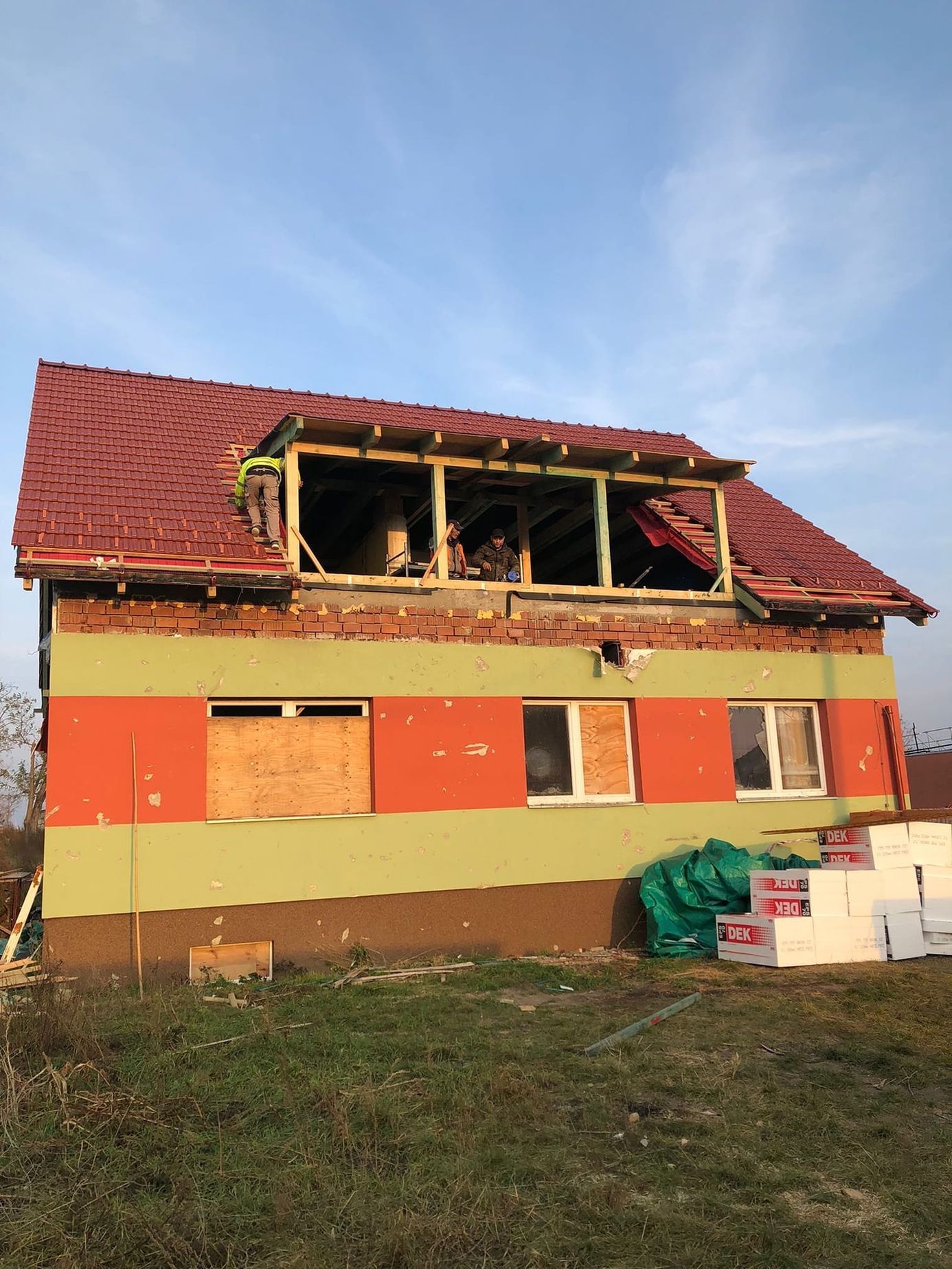 Mikulčice - areál Břízky - klubovna