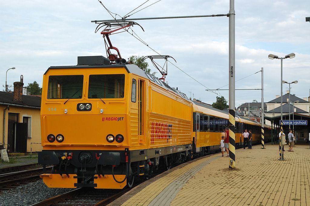 Vlak Regiojet, první jízda