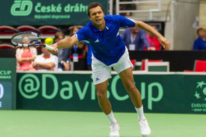 Davis Cup 2016 Česko vs. Francie: Lukáš Rosol - Jo-Wilfried Tsonga