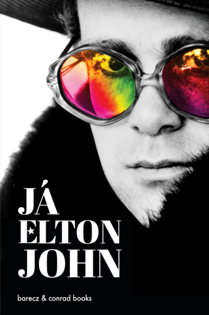 Obal knihy Já, Elton John.