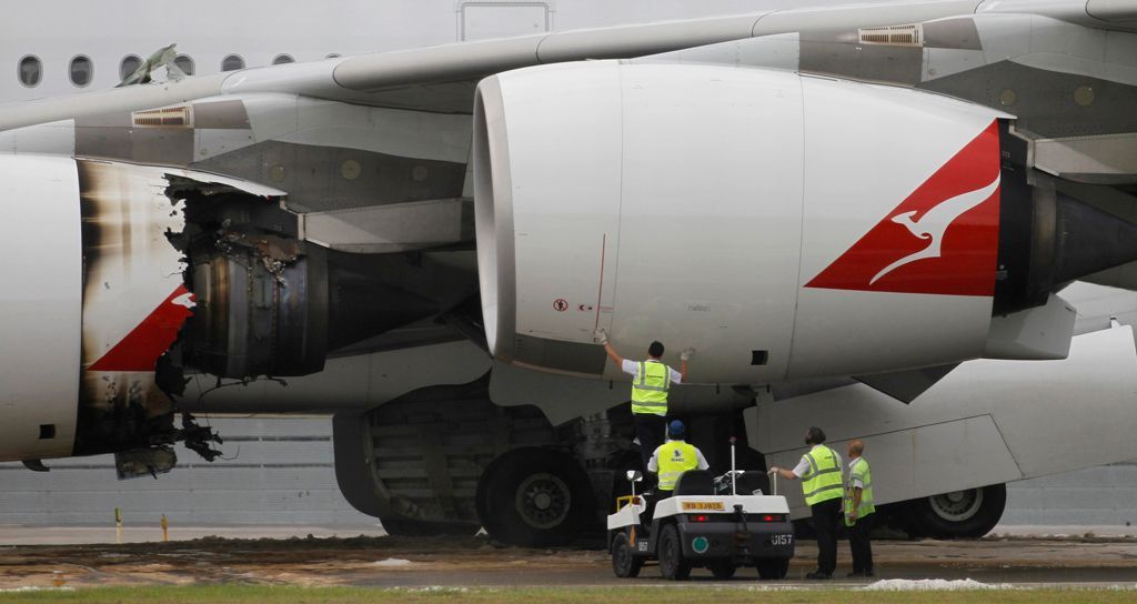 Havárie motoru A380 v Singapuru