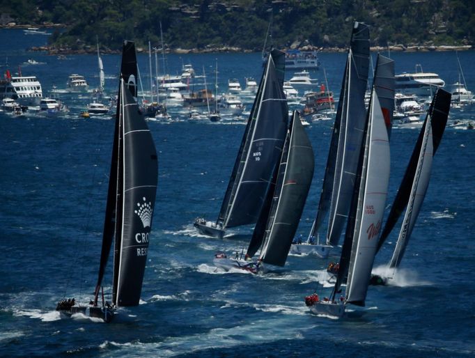 Jachting: start závodu Sydney - Hobart 2013