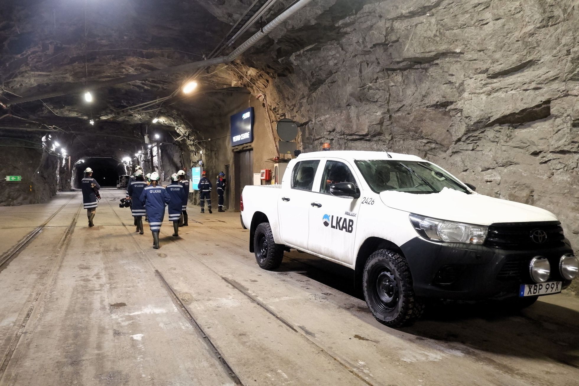 Kiruna důl železo SÚRAO Švédsko