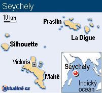 Mapa Seychely