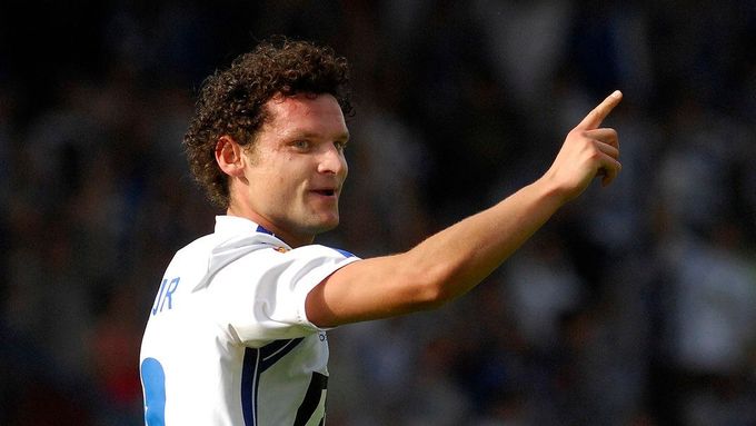 Ivan Hodúr v dresu fotbalového Liberce