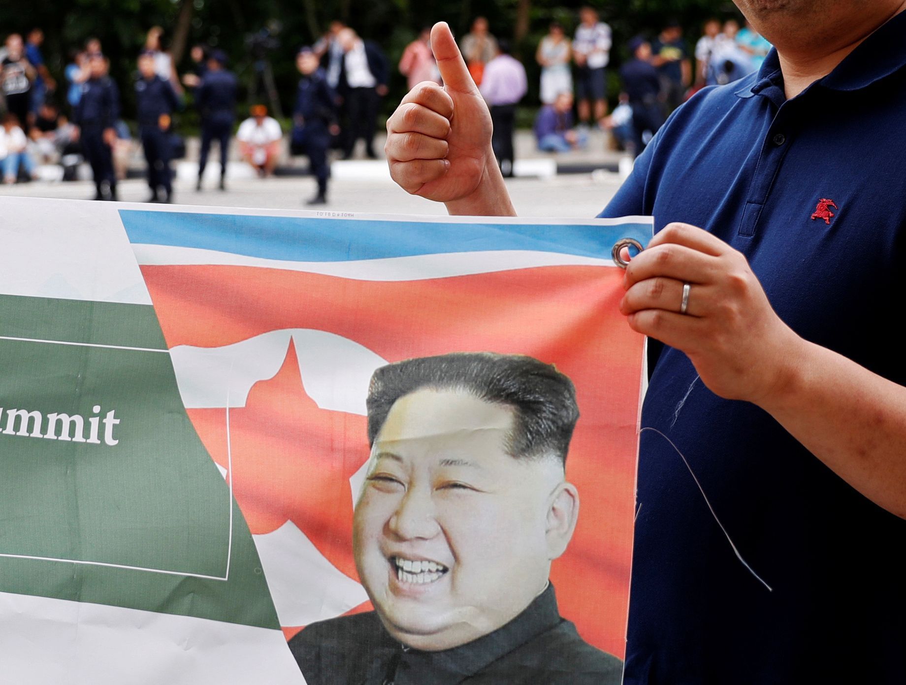 Foto / Summit Donalda Trumpa a Kim Čong-una / Reuters / 12.6. 2018 / 6