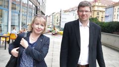 Jiří Pospíšil a Hana Marvanová kandidují v tandemu do vedení Prahy