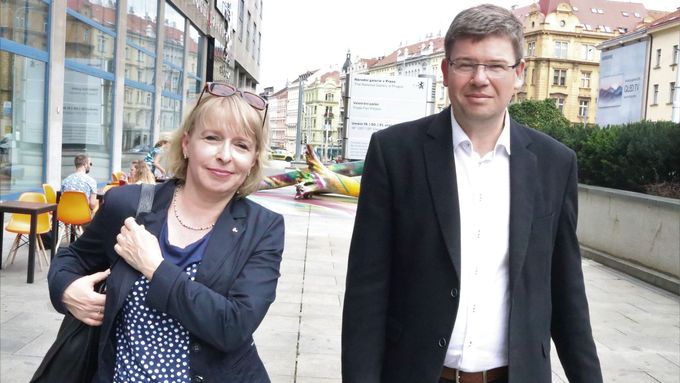 Jiří Pospíšil a Hana Marvanová kandidují v tandemu do vedení Prahy.