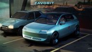 Moderní Favorit je elektrický, ostatně i proto SUV, protože do zvýšené podlahy se snadno umístí baterie.
