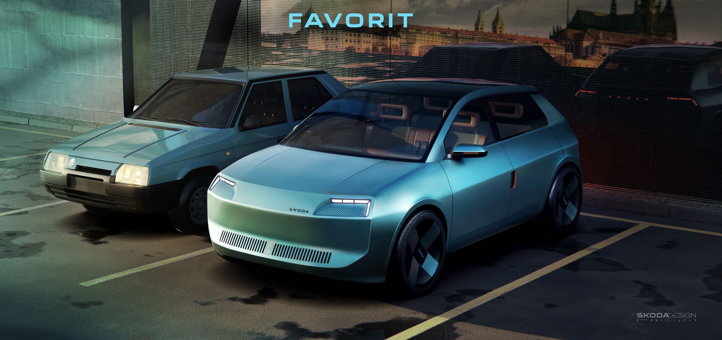 Škoda Favorit návrh nové generace