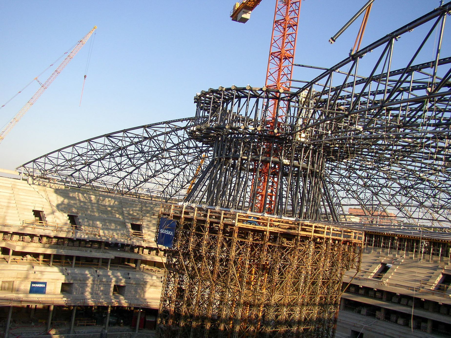 Stavba Sazky arény, Stavba O2 arény, Sazka aréna, O2 aréna, Praha, Domácí, MS v hokeji 2024