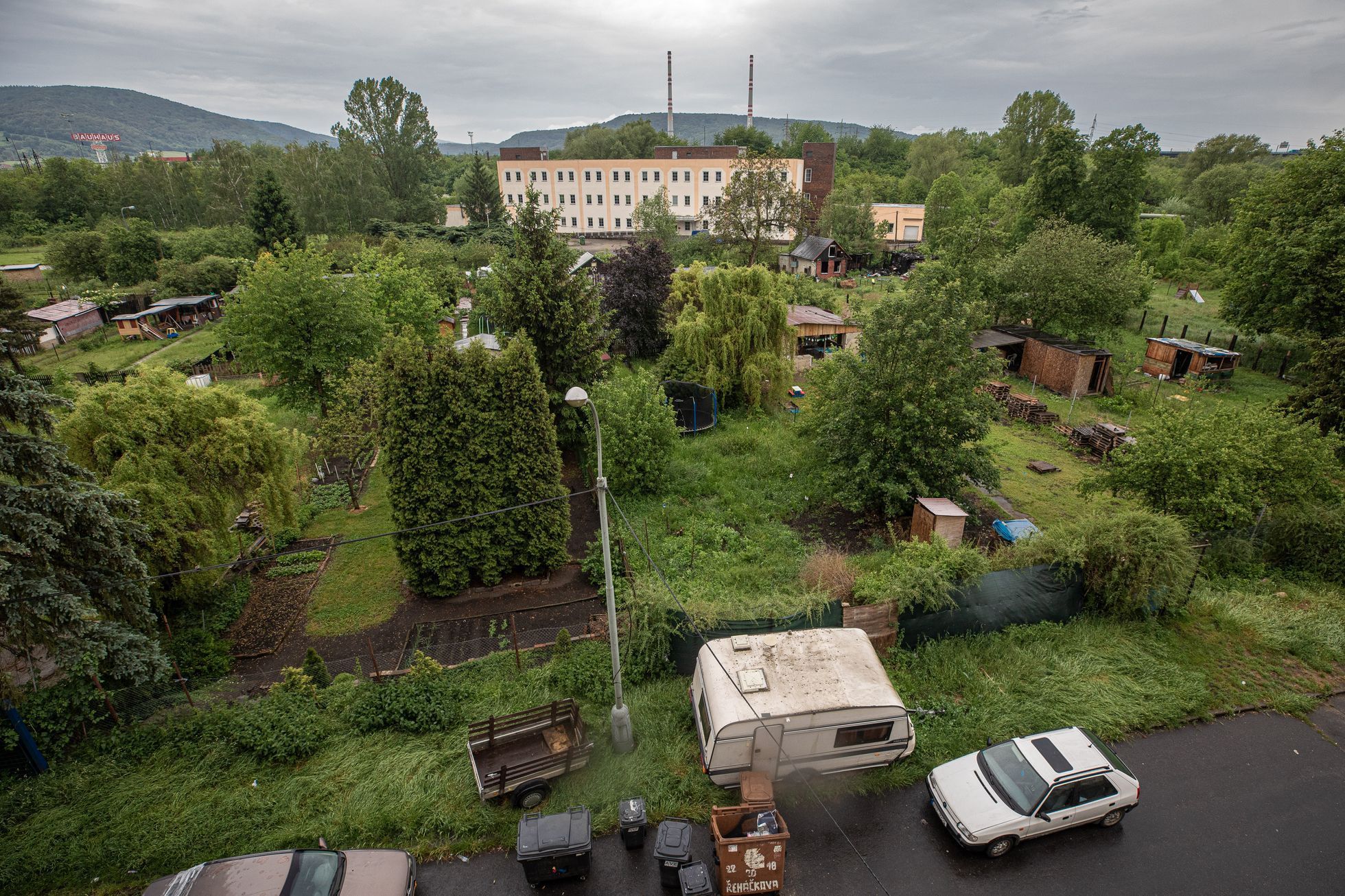 Předlice v Ústí nad Labem, vyloučená lokalita, ghetto, spor o rušení zahrádkářská kolonie, místní majitel domů Boris Rudý