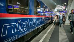 Noční vlaky Nightjet-ÖBB