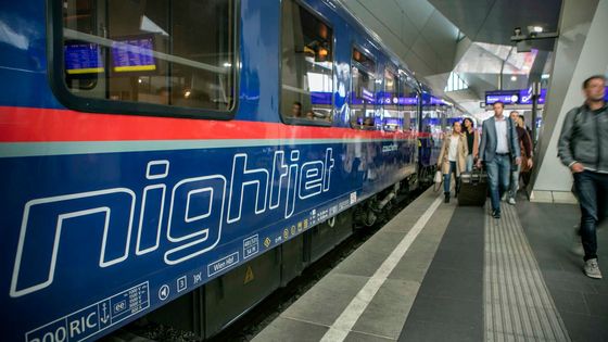 Noční vlaky Nightjet-ÖBB