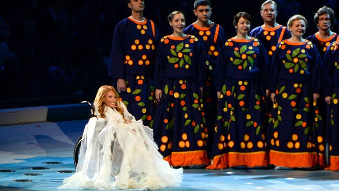 Ruská zpěvačka Julia Samojlovova na Eurovizi. (ilustrační snímek)