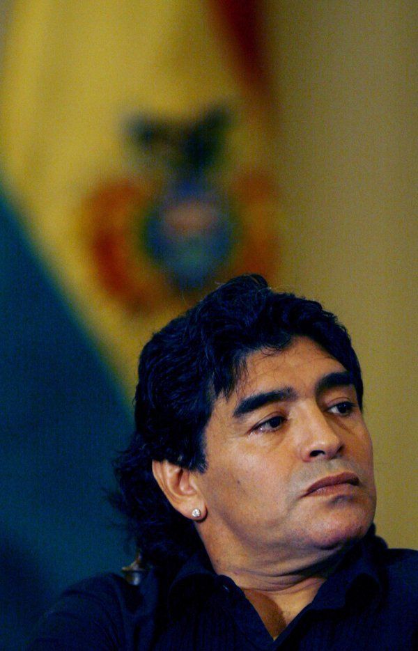 Maradona a Morales