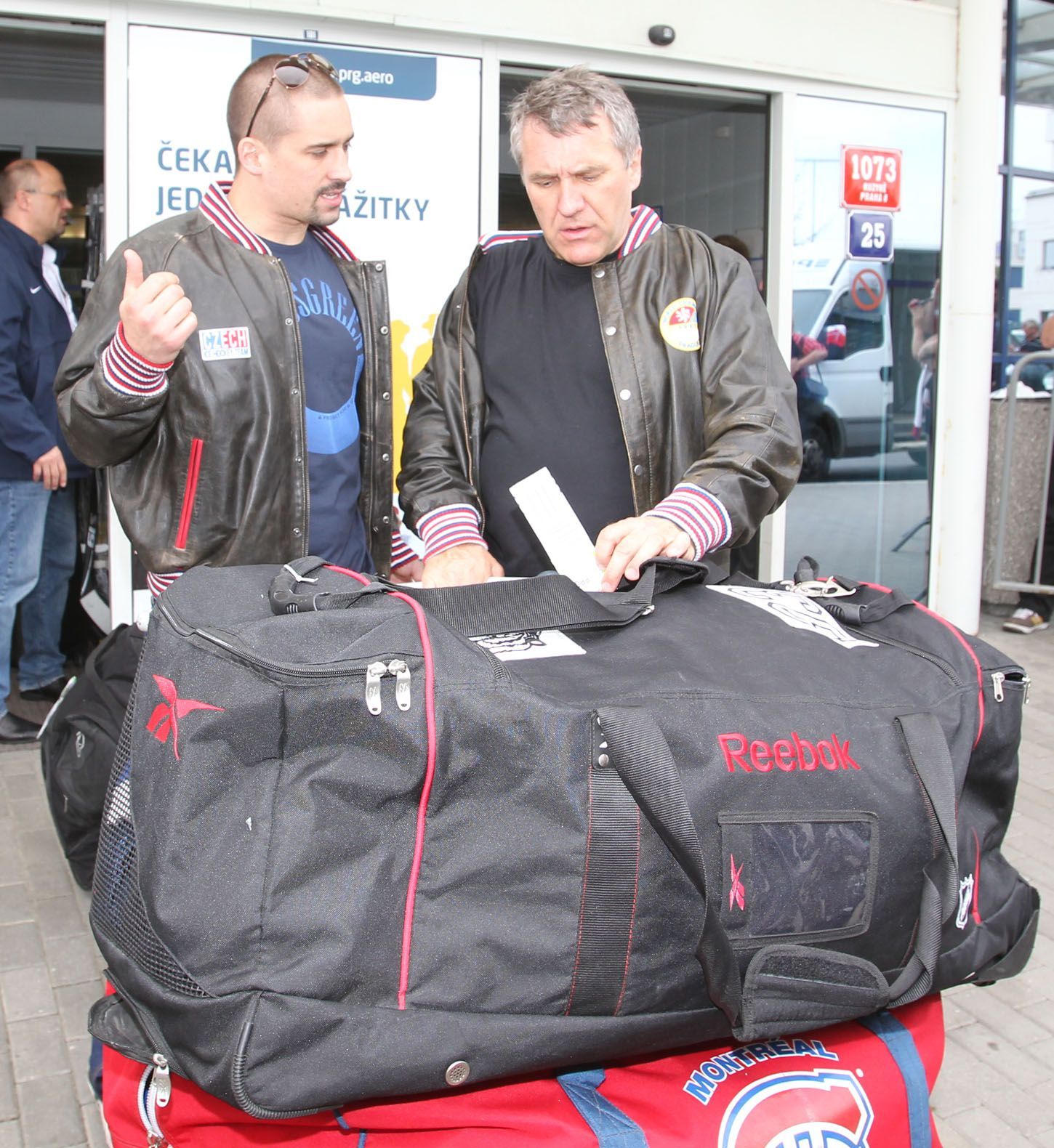 Přílet bronzových hokejistů z MS 2012