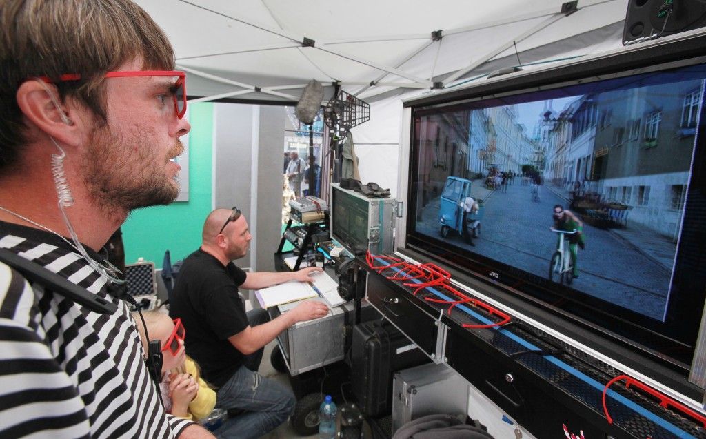 Natáčení českého 3D filmu V peřinách