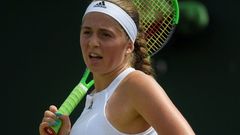 Jelena Ostapenková na Wimbledonu 2017