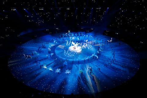 Zahajovací ceremoniál XXIII. zimních olympijských her v Pchjongčchangu 2018