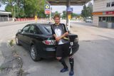 Zbyněk Pospěch si do Norska přivezl vlastní auto