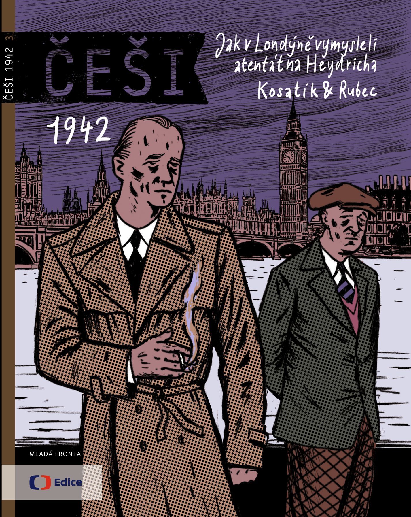 Politici s hlavami dinosaurů či vražda Slánského. Komiks o devíti klíčových etapách české